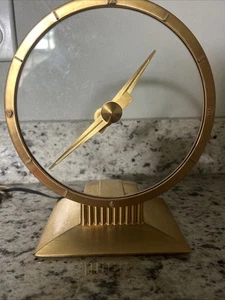 Vintage Jefferson Golden Hour Electric Mystery Uhr MCM funktioniert - Bild 1 von 13