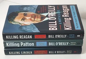 Lot of 3 Killing Series by Bill O'Reilly Reagan Patton Lincoln Hardcover Books - Picture 1 of 7