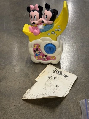 1988 Arco Disney музыкальная кроватка рельс рокер Микки и Минни-Маус новый без коробки - Изображение 1 из 4