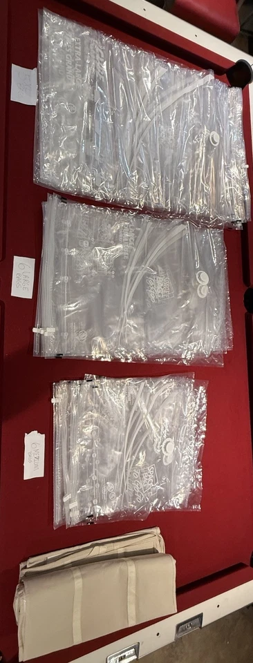 Paquete de 17 bolsas espaciales ZIPLOC almacenamiento de sellos al vacío 6 medianos 6 grandes 5 X-grandes ¡NUEVO!! Foto 1 de 4