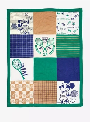 Disney Mickey & Minnie Tennis Quilted Sherpa Cozy Blanket - Image 1 of 4