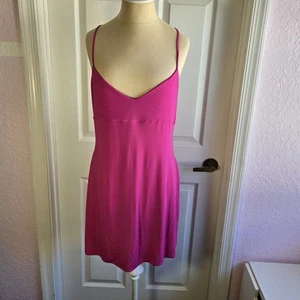 Victoria's Secret Women's Size L Pink Modal Nightie Nightgown Lace Lingerie - Picture 1 of 7