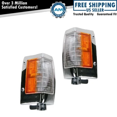 Corner Marker Light Set Fits 1990-1994 Nissan D21 1995-1997 Pickup - Image 1 of 4