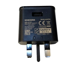 Genuine Samsung Adaptive Fast Charging UK Plug Mains Adapter Charger EP-TA200 - Picture 1 of 8