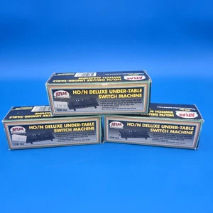 Atlas HO/N Scale Deluxe Under Table Switch Machine  LOT OF 3  Item #66  NEW - Picture 1 of 2