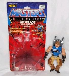 Rio Blast Action Figure With Card back and Accessories MOTU 1986 Mattel, Vtg - Picture 1 of 10