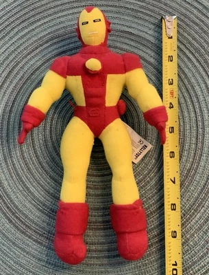 2003 Vintage Marvel Iron Man | Kellytoy 10" Soft Plush - Image 1 of 4