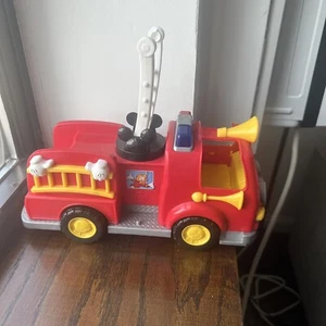 Disneys Mickey Mouse Fire Engine Fire Truck Only Toy With Lights And Sound - Picture 1 of 9