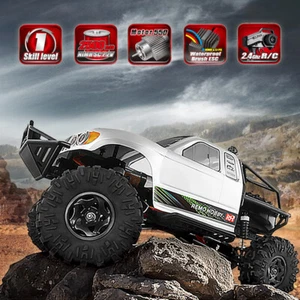 REMO 1/10 RC Rock Crawler 4WD 2.4G 25KM/H Fuoristrada RC Camion Auto Elettrica Hobby - Foto 1 di 12