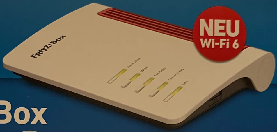 AVM FRITZ Box 5530 Fiber AON Optisch Glasfaser Modem Router Wi-Fi 6 AX 20002960 - Bild 1 von 1