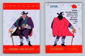 Governor John Ratcliffe #3 Of 12 Disney Pocahontas 1995 Skybox Pop-Out Card