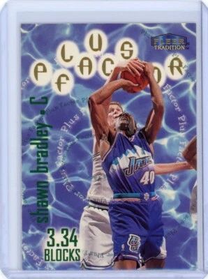 1998-1999 Fleer Tradition Shawn Bradley Plus Factor - Dallas Mavericks SW1 - Image 1 of 2