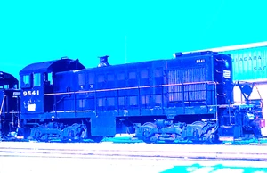 DUPLICATO SLIDE PENN CENTRAL ALCO S-2 #9641 31 DICEMBRE 1971 - Foto 1 di 1