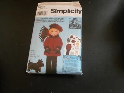 Vtg 2003 Simplicity 5295 Patty Read Childs BB 5 6 7 8 Jacket Pants Hat Pattern - Image 1 of 2