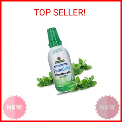 Nature's Answer PerioWash Mouthwash Alcohol-Free Cool Mint - 16 fl oz | Fluoride - Image 1 of 2