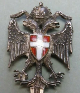 CUCHARA DE RECUERDO VIENA AUSTRIA ÁGUILA PLATA .800 ESMALTADA A MANO HÚNGARA - Imagen 1 de 6
