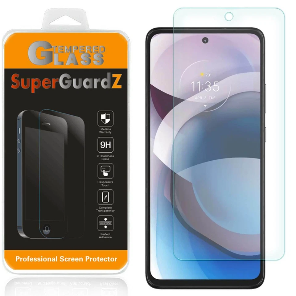 Protector de pantalla de vidrio templado SuperGuardZ para Motorola Moto G 5G / One 5g Ace Foto 1 de 4