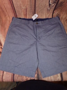 Pantaloncini corti uomo J.Crew taglia 36 Mercantile Gramercy blu grigio nuovi con etichette cuciture interne 9" - Foto 1 di 6