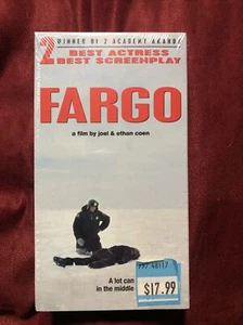 Rare 1st Release - Fargo VHS 1996 - Factory Sealed & Watermarked - Picture 1 of 8