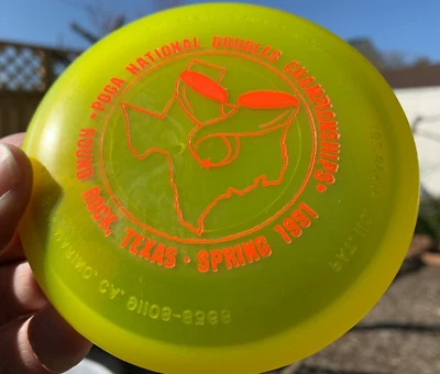 1991 Round Rock Texas CE чемпион PDGA мини диск гольф Innova Сан-Марино #M316 - Изображение 1 из 4