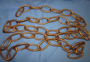una cadena colgante de lámpara decorativa de 5 pies... color dorado, #1968 - Imagen 1 de 4