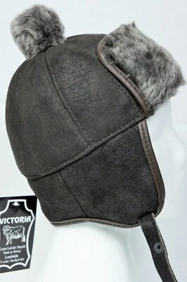 3 Colores UNISEX NIÑOS PIEL DE OVEJA REAL PIEL DE OVEJA Sombrero Invierno NIÑOS NIÑAS, NUEVO CON ETIQUETAS Foto 1 de 4