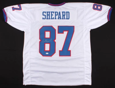 STERLING SHEPARD SIGNED NY GIANTS JERSEY w/ JSA WITNESS PROTECTION COA OKLAHOMA - Image 1 of 4