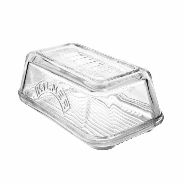 Kilner 01751 Glass Butter Dish - Clear
