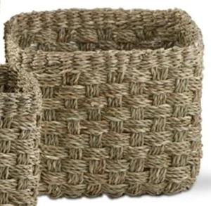 TAG Harbour Square Seagrass Basket, Medium (G11445B) - Picture 1 of 1