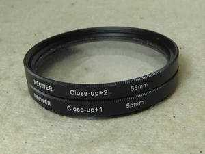 Neewer Set of 2 55mm Close up Filters - Close-up +1 +2 - Picture 1 of 2