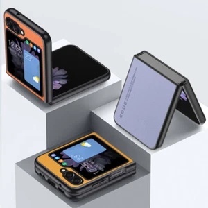 Etui na telefon komórkowy do Samsung Galaxy Z Flip6 Flip5 Flip4 3 Skóra Slim Folds Case Cover - Zdjęcie 1 z 17