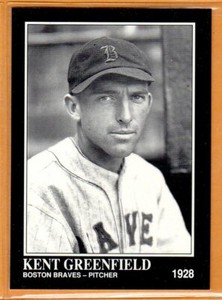 KENT GREENFIELD-Boston Braves/1992 Conlon Collection -Baseball Card