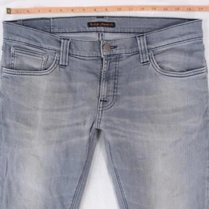 Mens Nudie TIGHT LONG JOHN Stretch Slim Skinny Blue Jeans W33 L32 - Picture 1 of 9