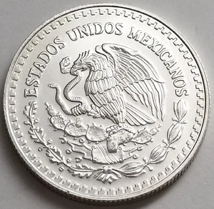 Mexico Liberty 1997 ½ Oz .999 Fine Silver Coin, ½ Oz Libertad Plata 999 KEY-DATE - Picture 1 of 1