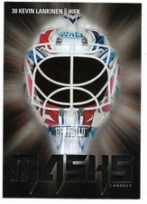 2017-18 Finnish League Cardset Masks #1 Kevin Lankinen (Chicago Blackhawks)