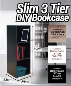 Bookcase Display Shelf Storage Cabinet Stand Home Office Bookshelf - Picture 1 of 7
