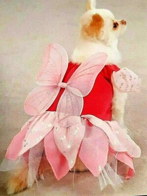 DISFRAZ DE HADA ROSA HALLOWEEN, DISFRAZ DE MASCOTA, OFERTAS DE LIQUIDACIÓN Foto 1 de 4