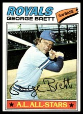 1977 Topps #580 George Brett Kansas City Royals VG-VGEX NO RESERVE!