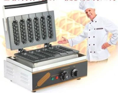 Commercial electric muffin French hot dog making machine waffle machine O - Image 1 of 3