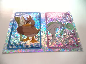 Pokemon Ultimate Stickers Merlin Topps 2005 #83 y #282 - Imagen 1 de 2