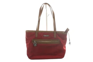 Michael Michael Kors Red Kempton Small Nylon Tote OSFA - Picture 1 of 4