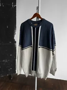 Carlo Colucci Mens Vintage 90s Knit Long Sleeve Sweater Y2K Casual Size - 4, L - Picture 1 of 6