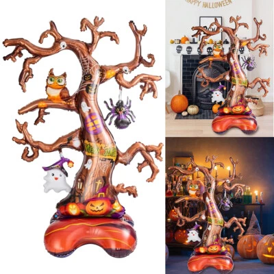 Huge Self Seal Standing Ghost Tree Foil Balloon Halloween Party Decor Gift - image 1 of 4