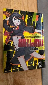 Kill La Kill Manga VOL 1 Edizione Limitata Gold Foil Rigida Ryo Akizuki Inglese - Foto 1 di 5