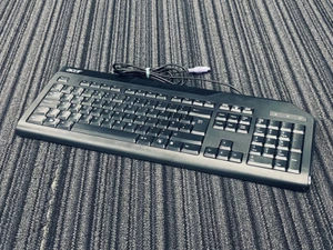 FAULTY Acer KB-0759 Black Thin PS2 Keyboard UK English QWERTY - Picture 1 of 2