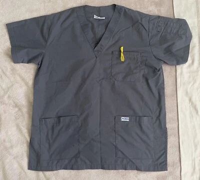 EXFOLIANTE Parte Superior Inferior Médico Cirujano Enfermera Ordenado Gris Oscuro Foto 1 de 2