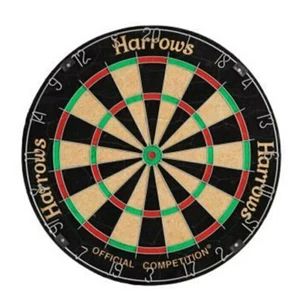 Harrows Official Competition Dartboard Target Sports Round Dart Board Game Play - Picture 1 of 2