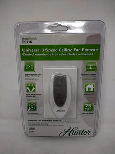 NEW Hunter Universal 3 Speed Ceiling Fan Remote No. 99116 New in Sealed Package - Picture 1 of 2