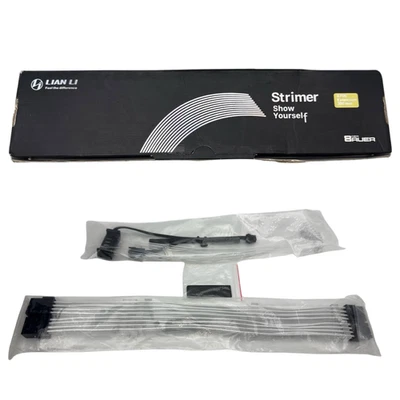 Lian Li Strimer Plus 8 Pin RGB Power Extension Cable for PCIe GPU Graphics Card - Image 1 of 4