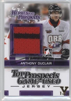 2013-14 ITG Heroes and Prospects Black Jersey Vault Gold 1/1 Anthony Duclair a8x - Image 1 of 3